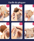 Calendari dell’Avvento – Versione Albero con Cassetti o Casette con Sticker