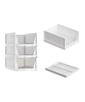 Avilia Set 3 Contenitori Cassetti Multiuso Portaoggetti Impilabili e Richiudibili i Ean 8056819050172