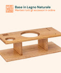 Set Cocktail 6 Pezzi con Supporto in Legno - Shaker e Accessori Bar