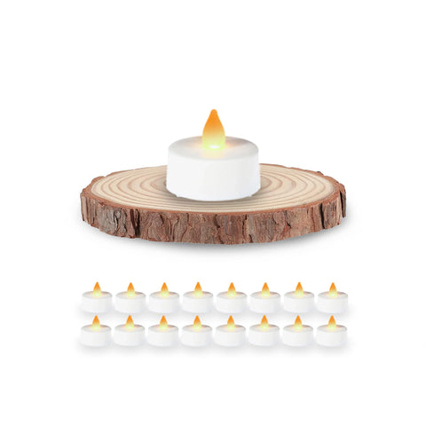 Lot de 16 bougies LED décoratives – Lumière chaude pour l'intérieur