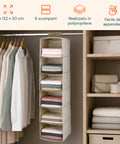 Organizzatore Per Biancheria Con 6 Scomparti