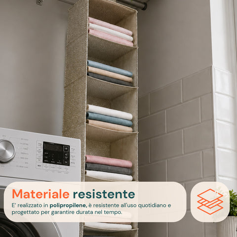 Organizzatore Per Biancheria Con 6 Scomparti