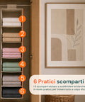 Organizzatore Per Biancheria Con 6 Scomparti