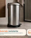 Pattumiera Easy Close Lagun Inox 12l