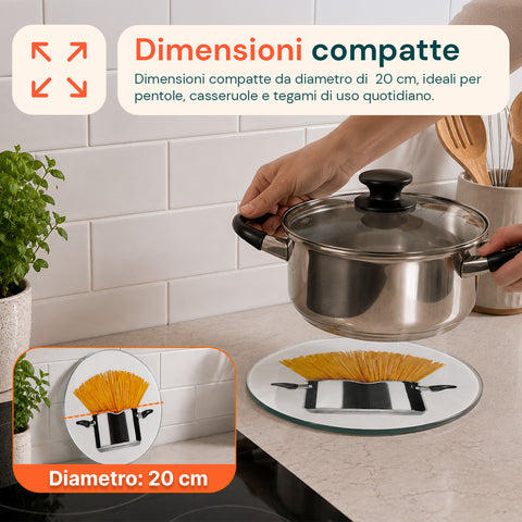 Sottopentola In Vetro Temperato Spaghetti 20cm