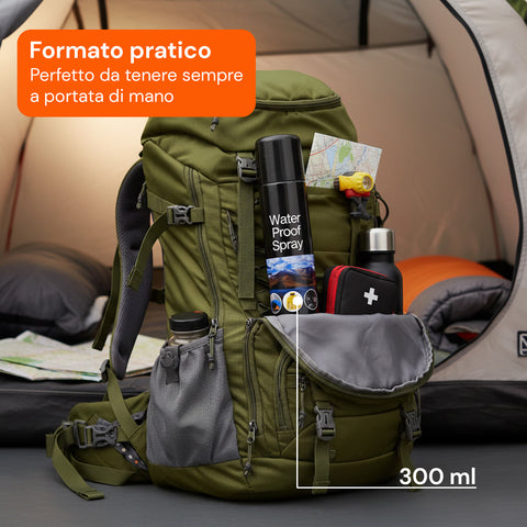 Spray Impermeabilizzante Tessuti 300ml – Protezione Waterproof