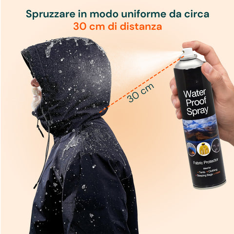 Spray Impermeabilizzante Tessuti 300ml – Protezione Waterproof