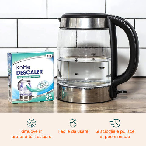Anticalcare Universale per Elettrodomestici – Set 2 Bustine 40g