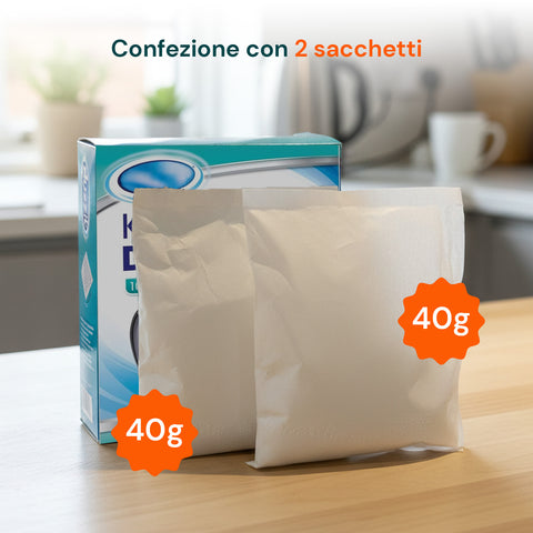 Anticalcare Universale per Elettrodomestici – Set 2 Bustine 40g