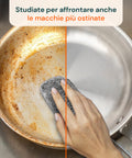 Spugne Saponate in Acciaio 10 Pz – Pulizia Profonda Cucina