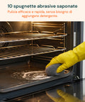 Spugne Saponate in Acciaio 10 Pz – Pulizia Profonda Cucina