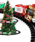 Trenino Elettrico Natalizio Animato Con Luci E Suoni per Albero di Natale