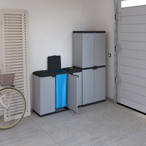 Mobile Portasacco Tris per Raccolta Differenziata 80L