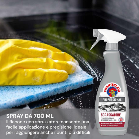 Sgrassatore Chanteclair Professional 700ml – Inodore e Potente