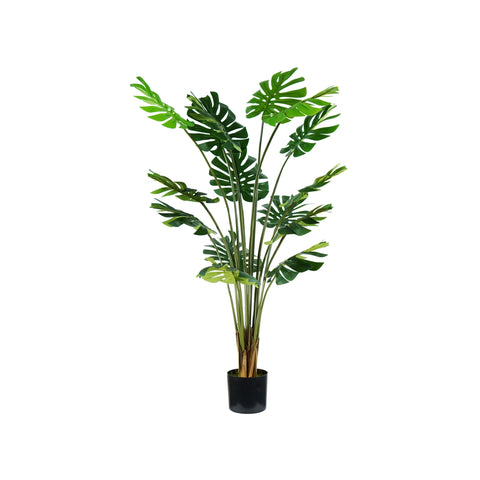gar pianta monstera in polietilene con 16 foglie e vaso con muschio 170cm ean 8023755056476