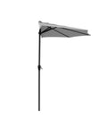 Ombrellone Parete Mezzaluna 2,7x2,3m in Alluminio e Poliestere