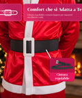 Costume di Babbo Natale Completo – Cappello, Barba, Giacca e Pantaloni