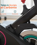 Indoor Bike Professionale – Telaio in Acciaio e Display con Supporto Telefono