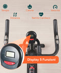 Indoor Bike Professionale – Telaio in Acciaio e Display con Supporto Telefono