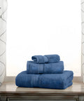 Set 3 Asciugamani Per Bagno In Cotone
