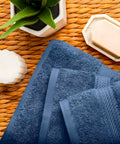 Set 3 Asciugamani Per Bagno In Cotone