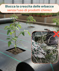 Telo Giardino Anti Erbacce Giardino 2x10 m 90 g/m² in PP Multiuso