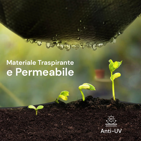 Telo Giardino Anti Erbacce Giardino 2x10 m 90 g/m² in PP Multiuso