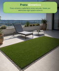 Prato Sintetico 1x3m - Erba Artificiale per Giardino e Balcone