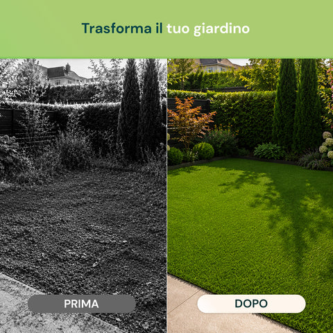 Prato Sintetico 1x3m - Erba Artificiale per Giardino e Balcone