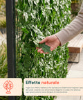 Siepe Artificiale (1x3m) Frangivista e Oscurante per Recinzioni e Balcone