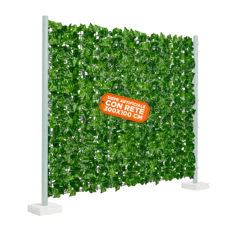 Haie Artificielle (1x3m) Brise-vue et Occultant pour Clôtures et Balcon
