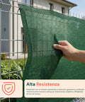Rete Ombreggiante 1x5m - Schermatura 85% per Privacy e Sole
