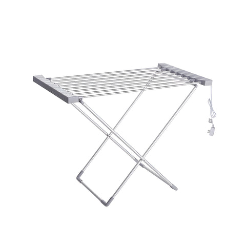 Stendibiancheria Riscaldato in Alluminio – 8 Barre e Design Pieghevole