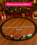 Trenino Elettrico Natalizio Animato Con Luci E Suoni per Albero di Natale