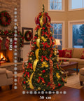 Albero di Natale 150 cm con Luci Calde – Richiudibile con Sistema Pop-up