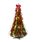 Albero di Natale 150 cm con Luci Calde – Richiudibile con Sistema Pop-up