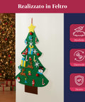 Albero di Natale in Feltro per Bambini – 26 Giochi Inclusi, Facile e Divertente