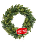 Ghirlanda Natalizia Verde Ø40 cm – Struttura Densa con Finitura Naturale