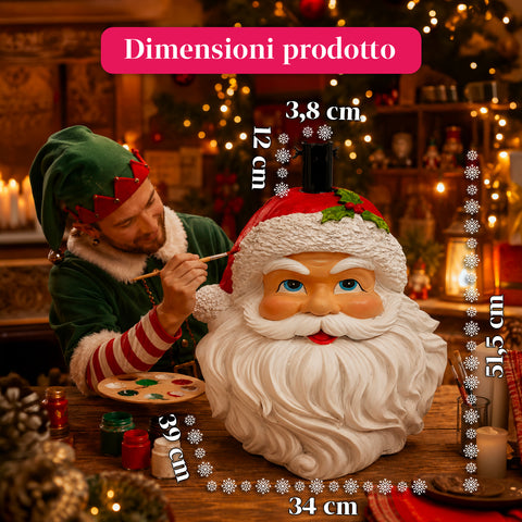 Socle décoratif pour sapin de Noël, 10 motifs, en fer et magnésium, fixation universelle, pour sapins jusqu’à 210 cm, 2 modèles avec lumières LED