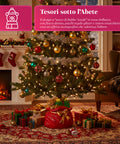 Supporto Albero di Natale Dipinto a Mano – Decorazione Unica e Divertente