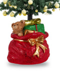 Supporto Albero di Natale Dipinto a Mano – Decorazione Unica e Divertente