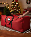 Borsa Contenitore per Albero di Natale con Ruote in Tessuto Impermeabile