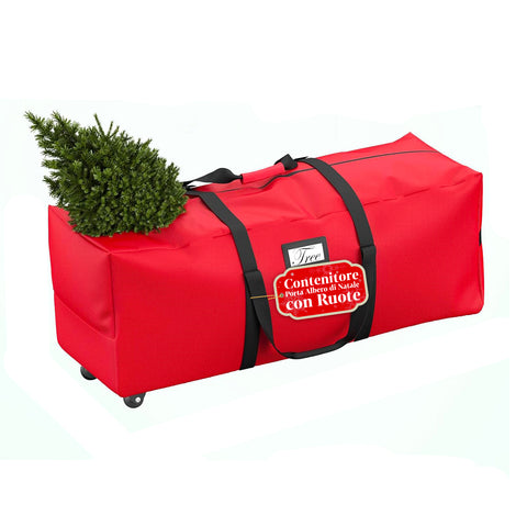 Sac de Rangement pour Sapin de Noël à Roues en Tissu Imperméable
