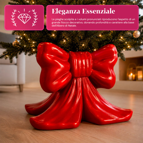 Socle décoratif pour sapin de Noël, 10 motifs, en fer et magnésium, fixation universelle, pour sapins jusqu’à 210 cm, 2 modèles avec lumières LED