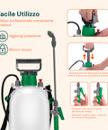 Vaporizzatore A Pressione Con Lancia E Tubo In Pvc 4000ml