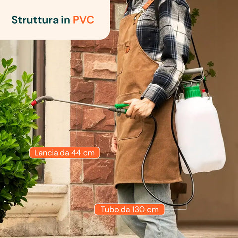 Vaporizzatore A Pressione Con Lancia E Tubo In Pvc 4000ml