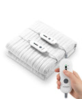 Coperta Termica Elettrica Coprimaterasso Lavabile con Riscaldamento Rapido e 4 Temperature
