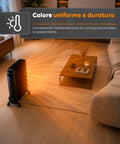 Radiatore Elettrico ad Olio 2000W 9 elementi con Regolazione 3 Livelli e Timer