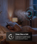 Ventilatore A Piantana Con Nebulizzatore 75W - 3 Velocità e Telecomando