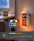 Stufetta Elettrica da Parete 400W con Design Compatto e Temperatura Regolabile